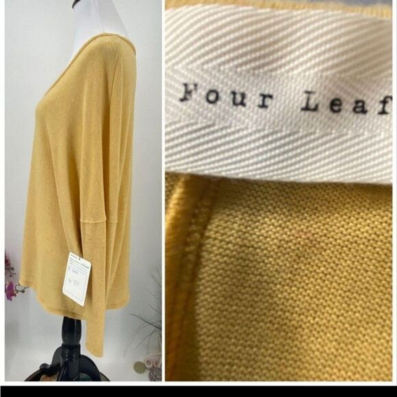 NWT Four Leaf V neck sweater SOOO SOFT - Picture 5 of 8